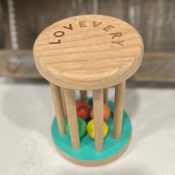 Lovevery Montessori Rolling Rattle - Picture 2 of 5